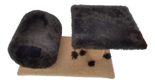 Rascador Gatos Con Peluche Y Chenille + Pompon + Círculo