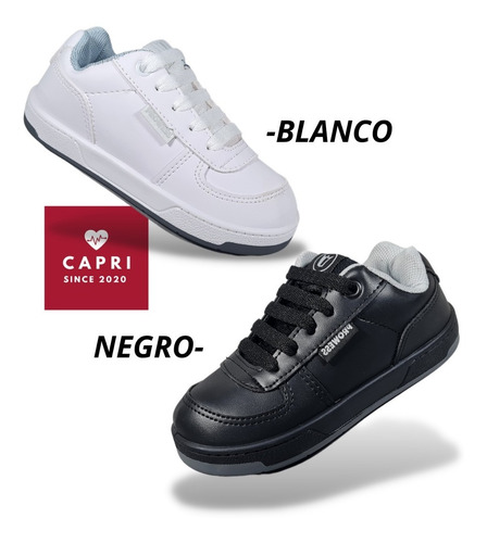 Zapatillas Para Niños Nena Colegial Escolar Prowess 23 Al 35
