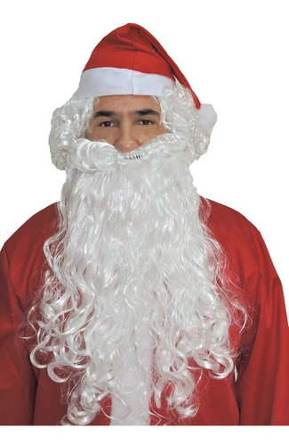 Barba Papai Noel Fantasia Natal Cosplay Anime