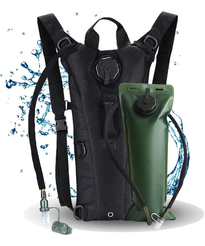 Mochila Tática Com Refil Hidratação 3 Litros Bike Corrida