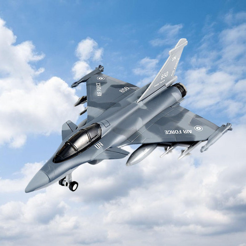 Avión De Juguete 1:400, Avión De Juguete Extraíble Gris