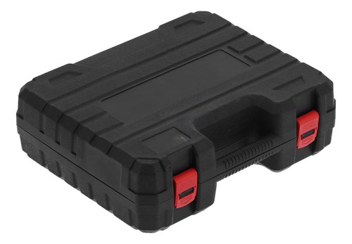 Esmeril Angular Recargable Eléctrico 2 Baterías Color Rojo Con Negro