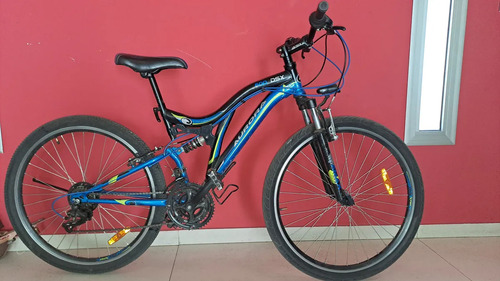 Bicicleta Mountain Bike Aurora Mtb 600 Dsx R26 Azul/negro Negro 53 Cm