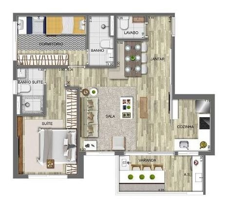Imagem 6 de 23 de Apartamento À Venda Na Avenida Andrômeda, Green Valley Alphaville, Barueri - Sp - Liv-14615