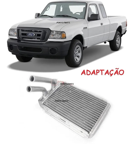 Radiador Ar Quente Ford Ranger 1998 A 2011 2.5 2.8 3.0