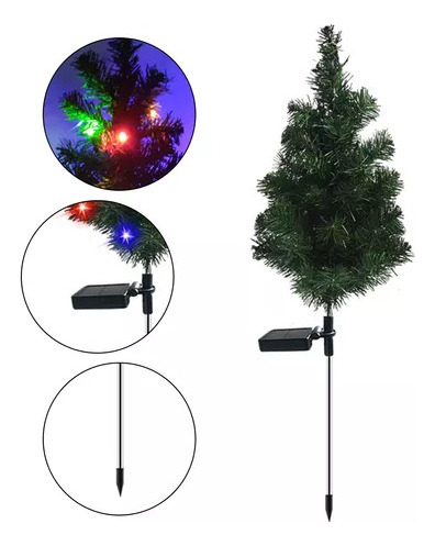 4 Luces Led Solares Para Árboles De Navidad Para Exteriores