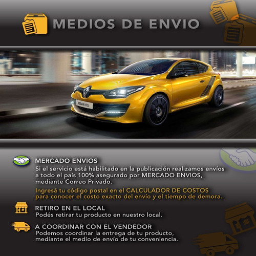 Espejo Kangoo 2008 2009 2010 2011 2012 2013 2014 2015 2016