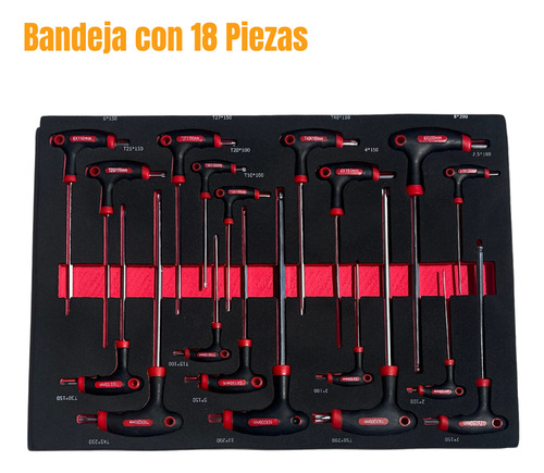 Carro De Trabajo Movil 8 Gabinetes C/herr 253 Pcs