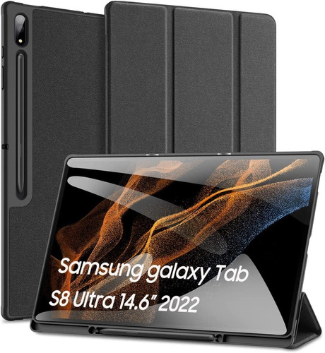 Case Funda @ Samsung Galaxy Tab S8 Ultra 14.6 Pen Holder