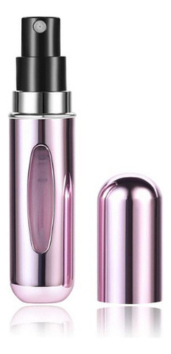 Atomizador Spray Perfume Recargable Portatil Plateado Brillo