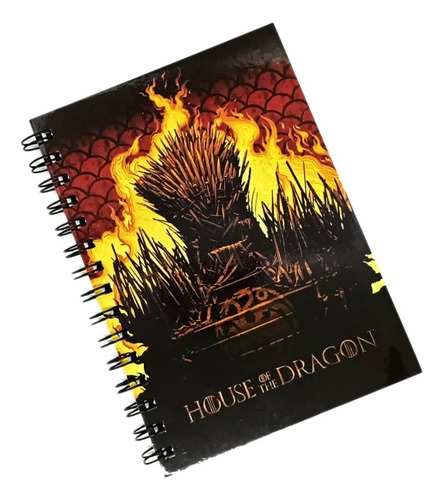 Cuaderno Anillado House Of The Dragon Iron Throne Muy Lejano
