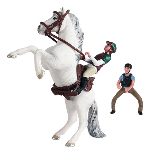 Juego De Juguetes De Animales Con Figura De Caballo Estilo F