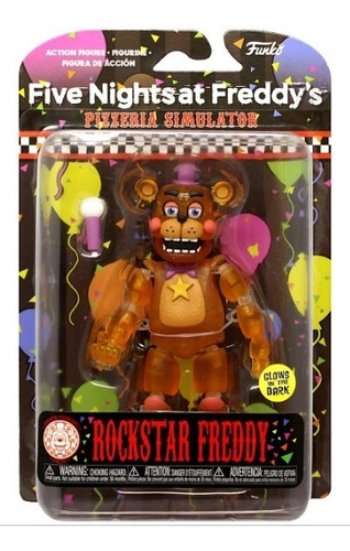  Five Nights At Freddy's Pizzeria Glow Rockstar Freddy Funko