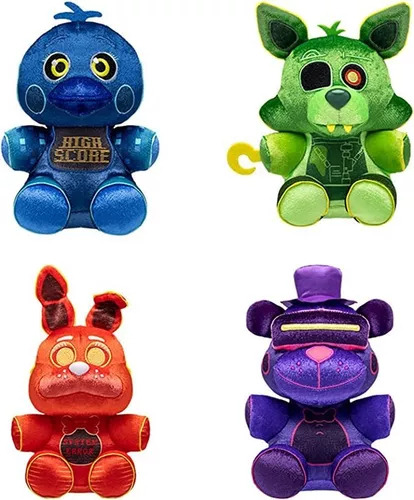 Peluche De Cuatro Piezas Con Dibujos Animados Five Nights At Color Fix