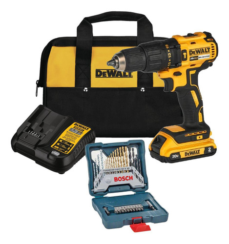 Parafusadeira Furad Impacto Dcd7781d1 Dewalt Brush + Acess