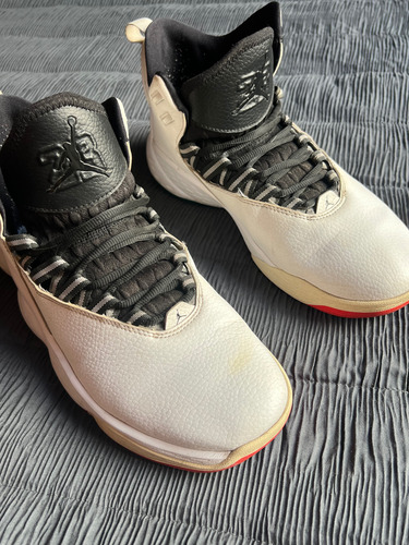 Zapatillas Basket Jordan High Hombre Talle 41/42 Blancas (Usado)