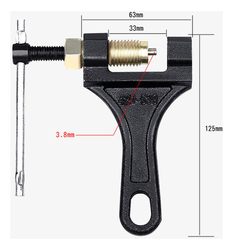 Bicicleta De Bicicleta Chain-breaker Splitter Link Riveter U