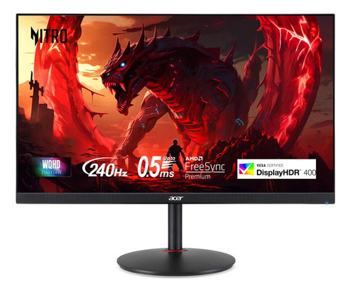 Monitor Gaming Wqhd 240hz 0.5ms 27 Pulgadas Ips Freesync