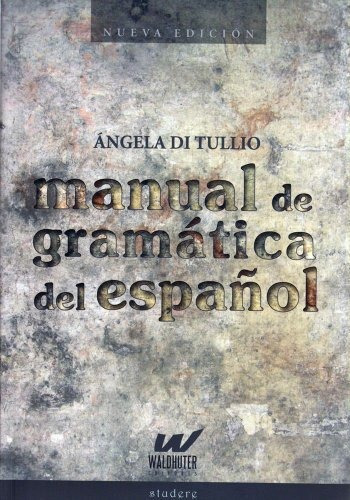 Libro Manual De Gramatica Del Español (anterior)  De Di Tull