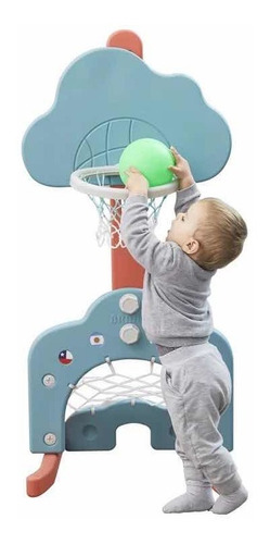 Imagen 3 de 4 de Aro De Baloncesto Multifuncional Para Niños Cod. L-jc05-az