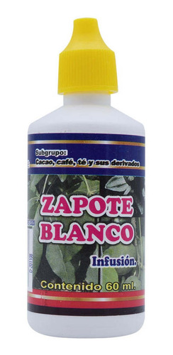 Infusión De Zapote Blanco En Gotas, 60 Ml.