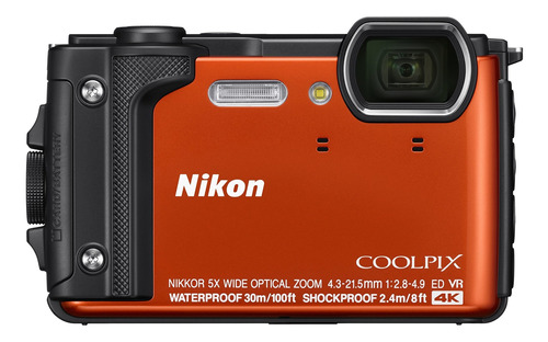 Camara Digital Nikon W300 Resistente Agua 3 Tft Lcd Color