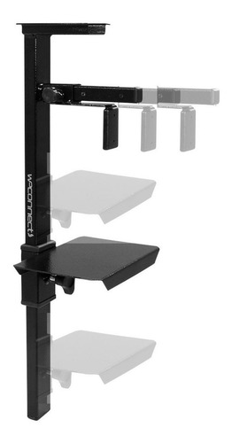 Suporte Para Cpu E Gabinete Ajustável Para Tampo De Mesa