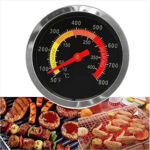 Imagen 4 de 7 de Pack 3 Termómetro Analógico 450 °c, Ideal Hornos A Leña
