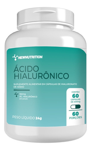 Ácido Hialurônico 150mg 60 Caps NewNutrition