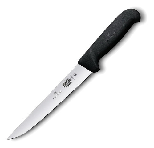 Cuchillo Cocina Victorinox Fibrox 20cm 5.5503.20 Deshuesar Color Negro