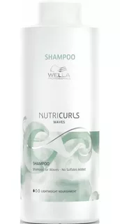 Shampoo Para Ondas Wella Nutricurls Waves 1000ml