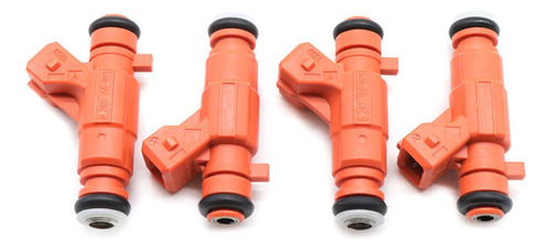 4×inyector De Combustible For Peugeot 206 1.6l 1998-2009