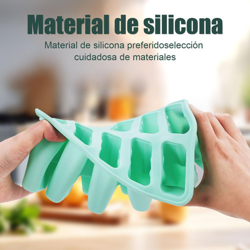 Moldes De Silicona Para Helados, Moldes Para Helado De 10 Ca