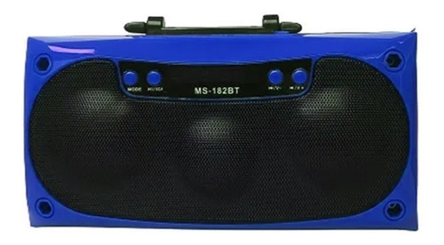 Parlante Portátil Con Manija Música Bluetooth Ms-182bt