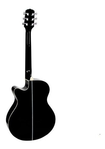 Imagem 2 de 3 de Violão Eletroacústico Aço Giannini Performance Gsf-1d Black