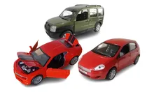 Comprar Miniaturas Carro Kit Fiat Punto Doblo E Camaro Metal