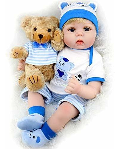 Aori Realista Reborn Baby Dolls Boy 22 Pulgadas Peso Recién 