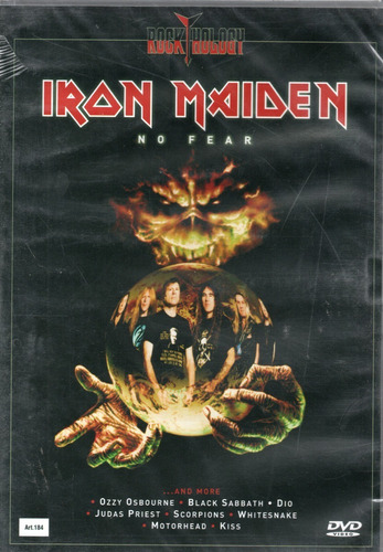 Dvd Iron Maiden No Fear - Ozzy - B. Sabbath - Dio - Scorpion