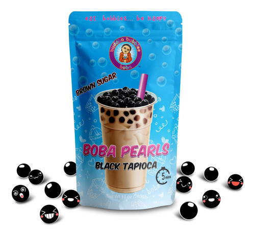 Perlas De Tapioca Negras Buddha Bubbles Boba.