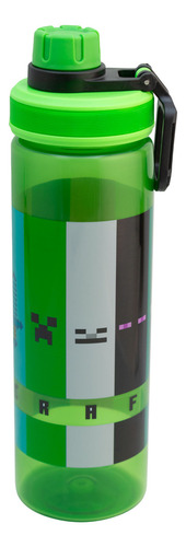 Botella De Plástico Para Agua Personajes 600 Ml Minecraft Minecraft