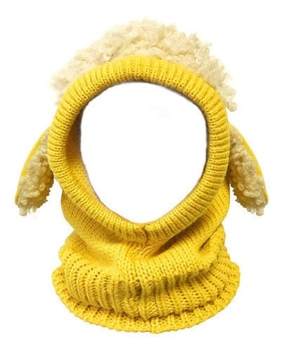 Wrapables Invierno Calido Punto Animal Orejas Earflap Capuc