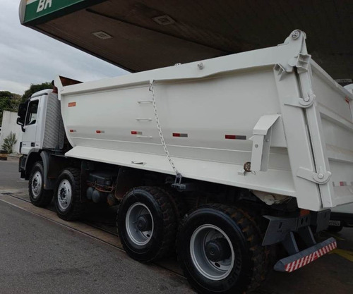 Imagem 2 de 15 de Mercedes-benz Actros 4844 8x4 Ano 2014 Caçamba 20m