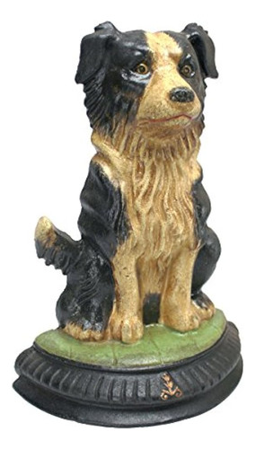 Design Toscano Sp408 Border Collie Dog Doorstop Statue, A To