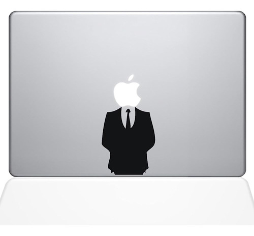 The Decal Guru Man In Suit Macbook Decal Vinyl Sticker - 13 