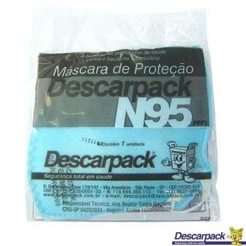 Descarpack N95 de tnt cor azul