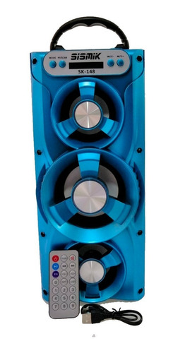 Sk-148 Sismik Sound Parlante Usb Bluetooth Inalambrico