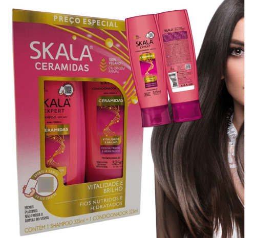 Skala Shampoo + Acondicionador Ceramidas 325ml Lfme