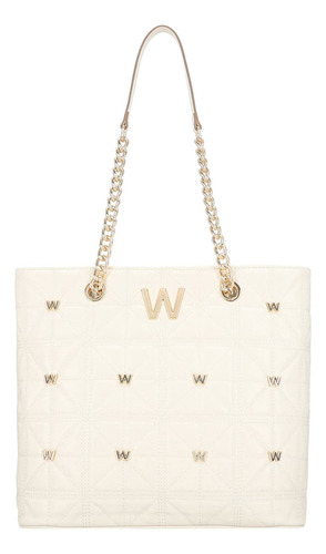 Bolso Tote Para Mujer Westies Beige Hbochoku2we