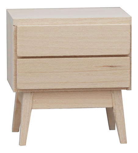 Mini Mesita De Noche Para Casa De Muñecas, Mueble Modelo,