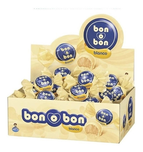Oferta! 30 Bon O Bon Chocolate Blanco Oblea Rellena Arcor